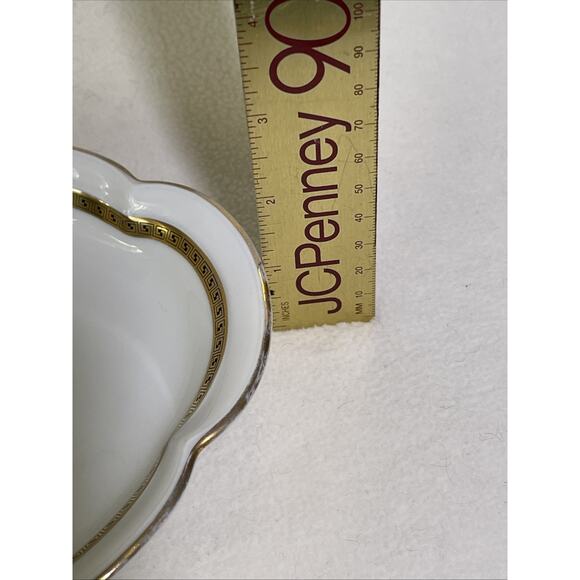 Antique Porcelain White /Gold Gilded Small Platter Royal Tettau - Picture 9 of 9